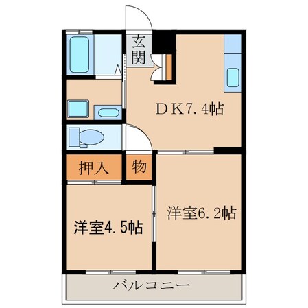 サンライズ中央公園の物件間取画像